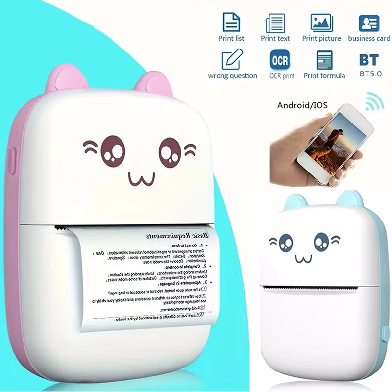 Mini Pocket Thermal Printer Paper Roll - Mini imprimante thermique portable impression photo