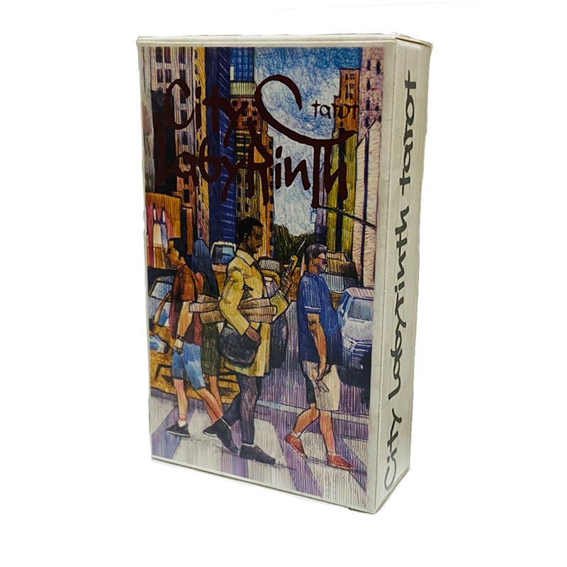 Tarot Deck With Guidebook - Cartes de Tarot City Labyrinth, jeu
