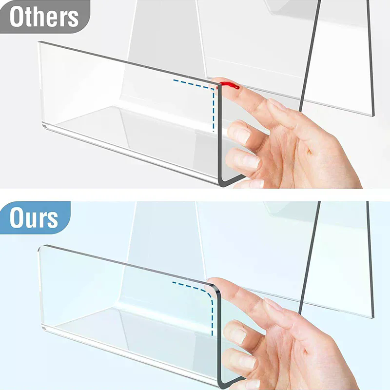 Clear Acrylic Book Stand Holder - Présentoir à bandes dessinées en acrylique,