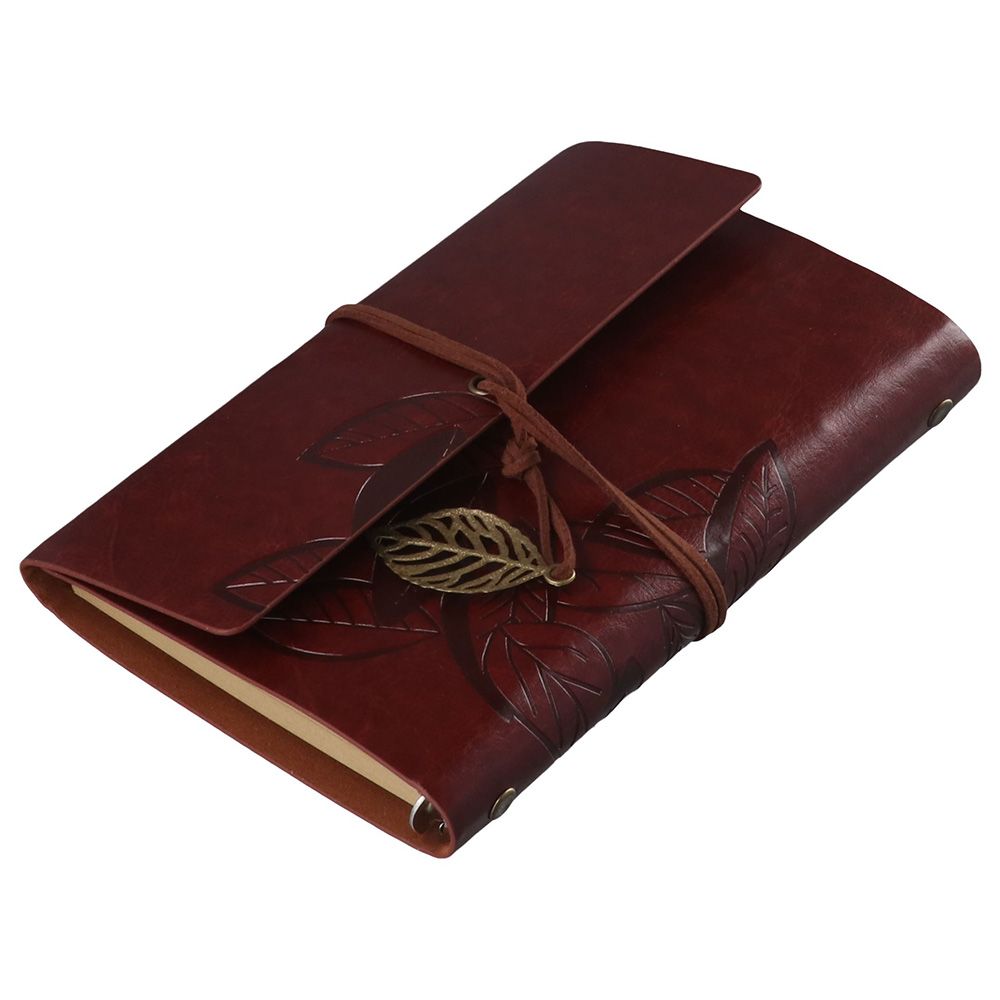 Vintage Leather Journal Notebook - Carnet de voyage vintage en cuir