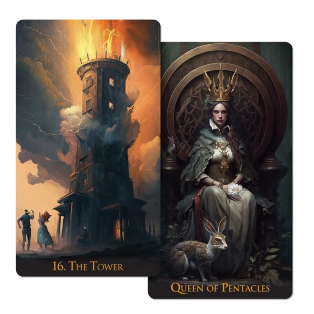 Tarot Deck With Guidebook - Jeu de 78 cartes de tarot