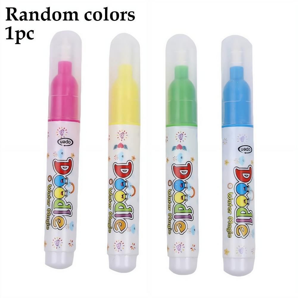 Reusable Water Magic Coloring Book - Stylo à eau magique réutilisable, 1/4