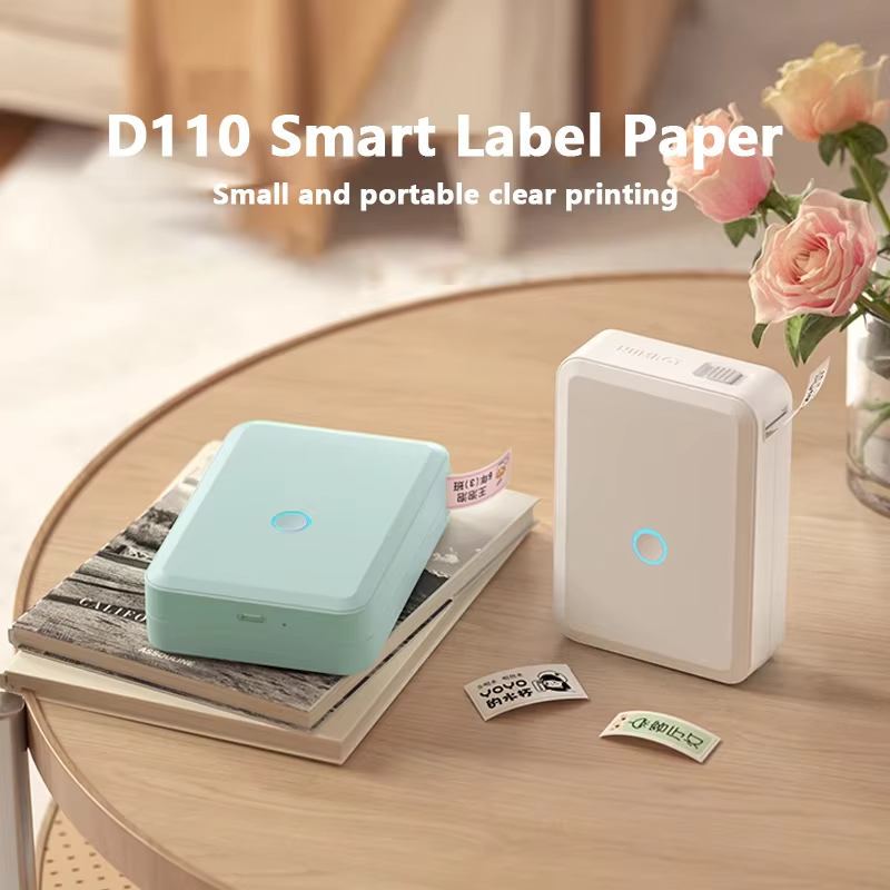 Mini Pocket Thermal Printer Paper Roll - Niimbot D110 Mini Portable thermique auto-adhésif