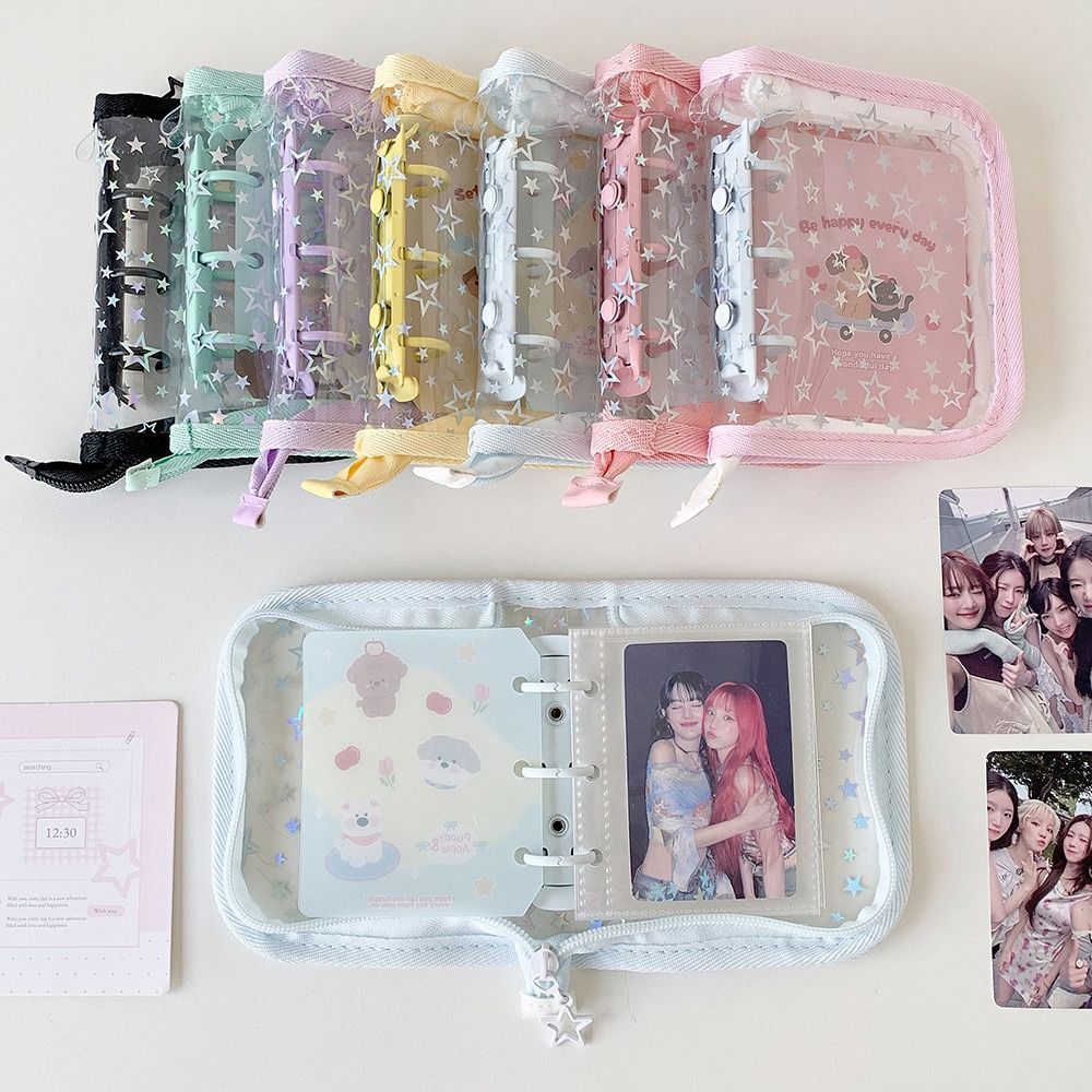 Kpop Photo Card Binder 3 Inch - 1 pièce, classeur portable en PVC