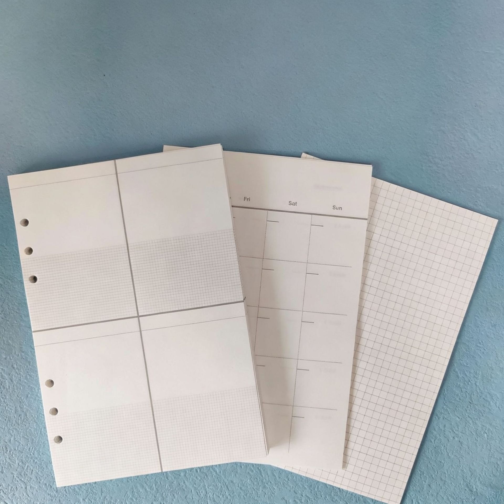 A5 Spiral Dotted Grid Notebook - Recharge de carnet à spirale A5