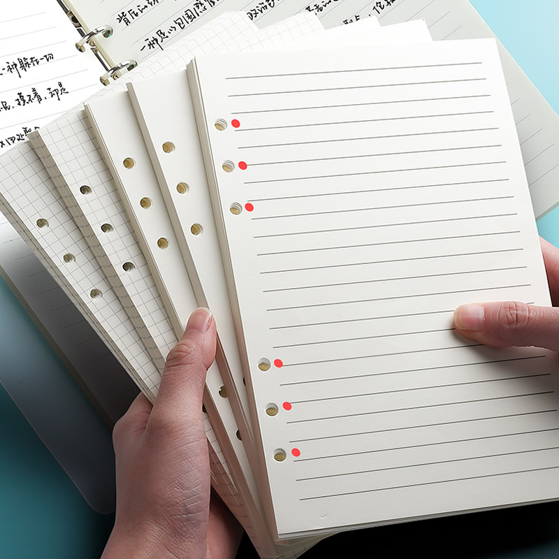 A5 Spiral Dotted Grid Notebook - Recharge de carnet à spirales A5