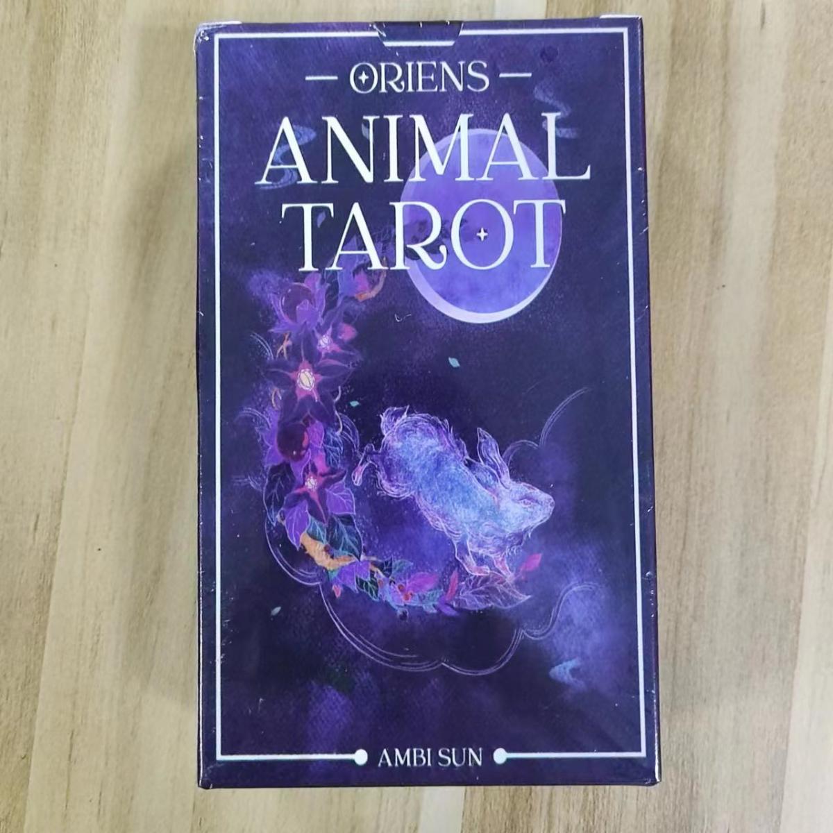 Tarot Deck With Guidebook - 78 cartes de tarot Oriens animaux