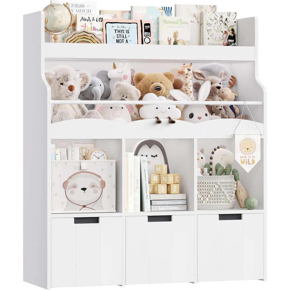 Books - Organisateur de rangement pour jouets d'enfants
