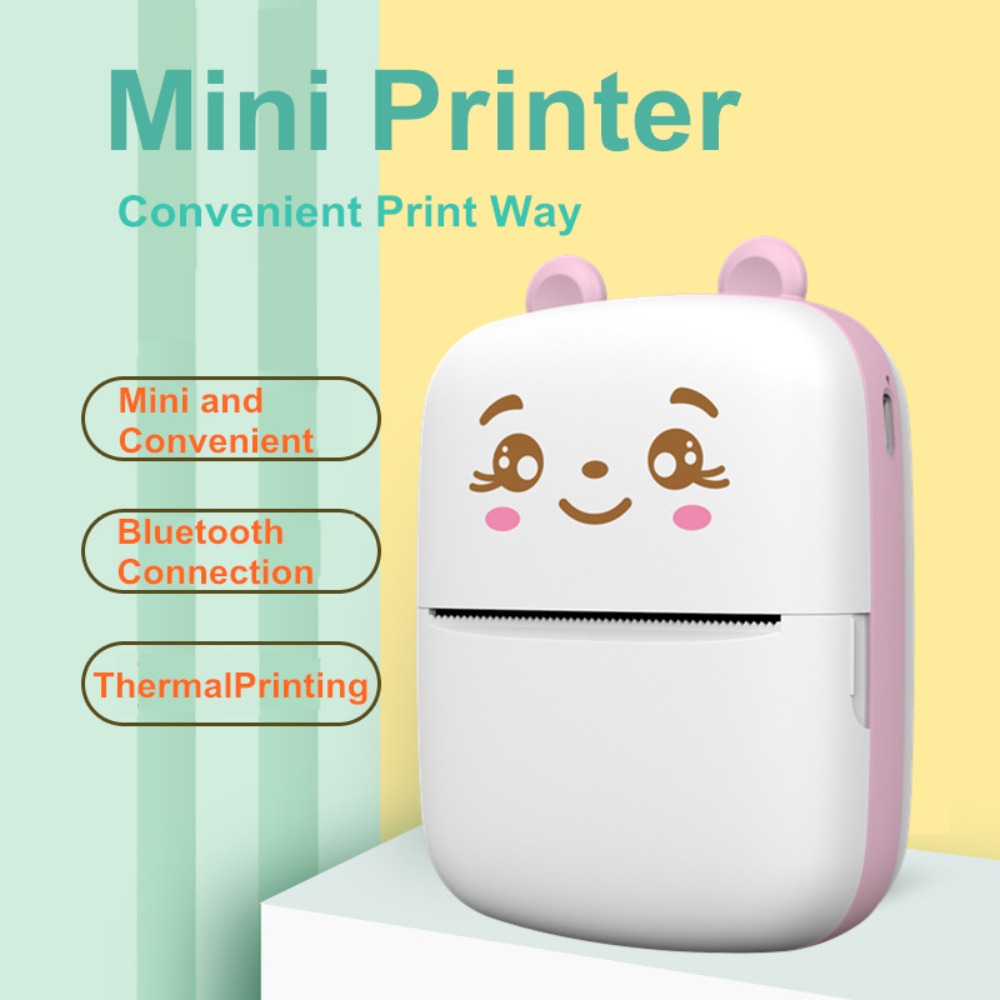 Mini Pocket Thermal Printer Paper Roll - Mini imprimante thermique portable sans encre