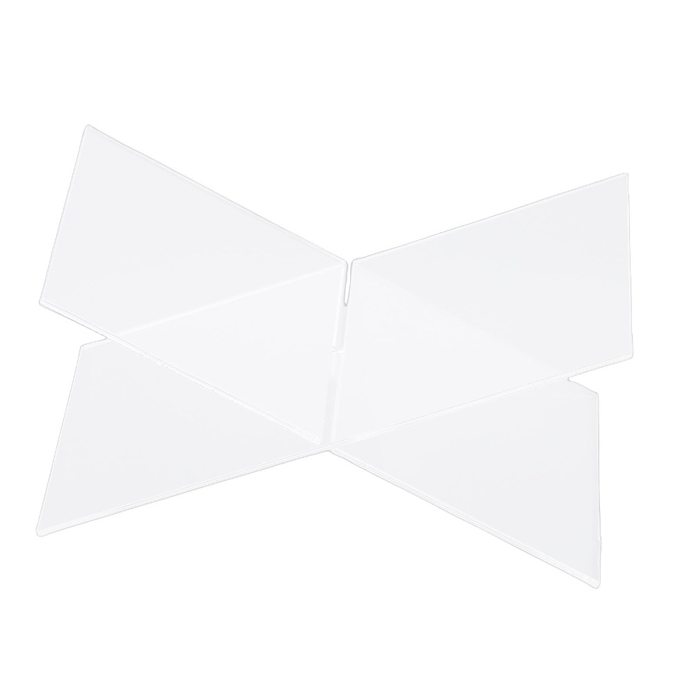 Clear Acrylic Book Stand Holder - 1 ensemble de support de livre