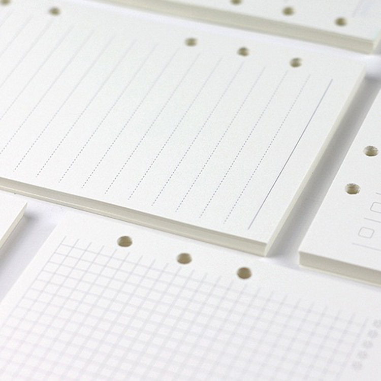 A5 Spiral Dotted Grid Notebook - Recharge de carnet de notes à