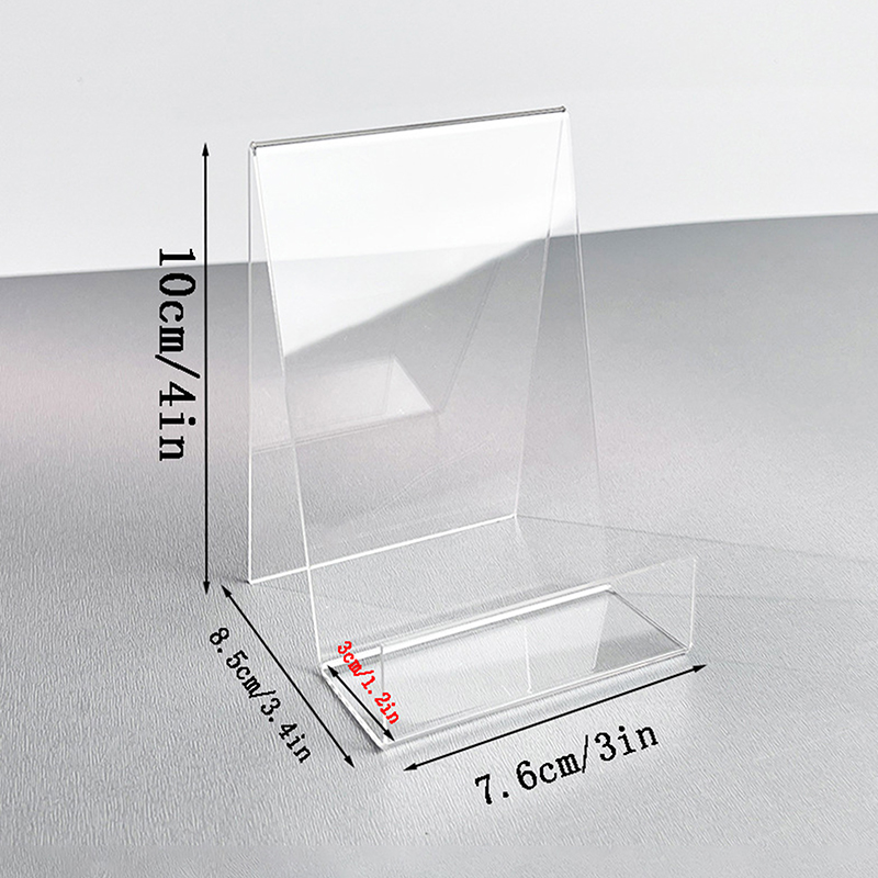 Clear Acrylic Book Stand Holder - Présentoir à livres en acrylique, support