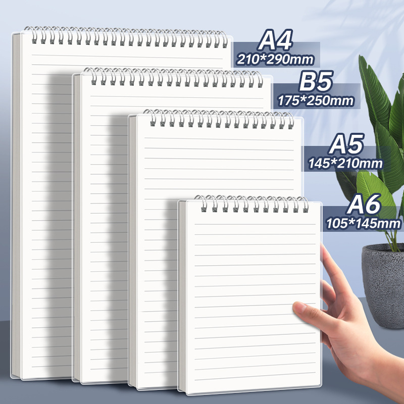 A5 Spiral Dotted Grid Notebook - A4 A5 B5 spirale livre bobine