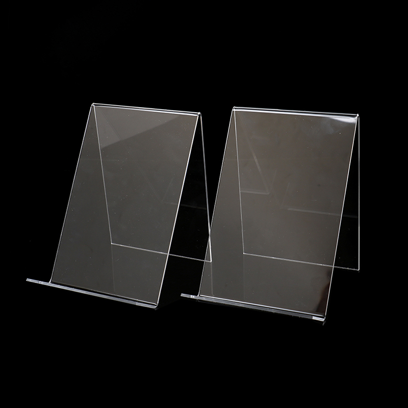 Clear Acrylic Book Stand Holder - 📚 Présentoir à livres en acrylique,