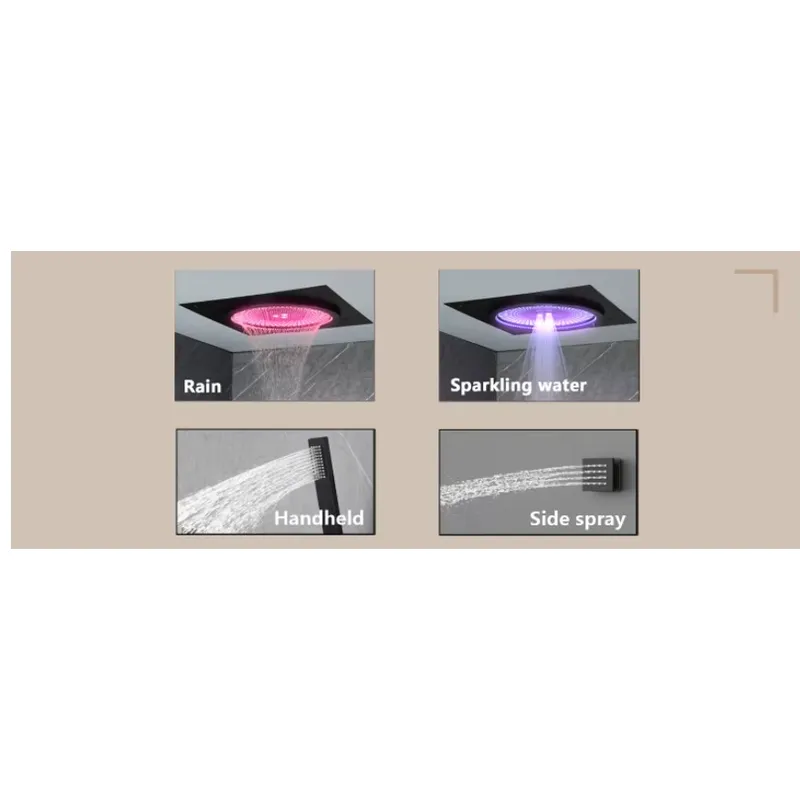 Ensemble de douche LED intelli - Music avis et prix
