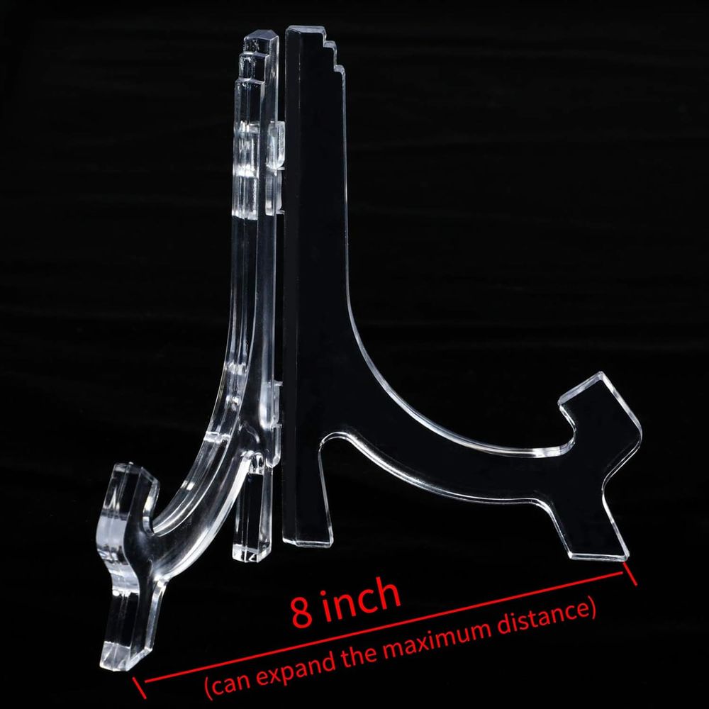 Lot de 6 supports d'affichage  - Clear Acrylic Book Stand Holder avis et prix