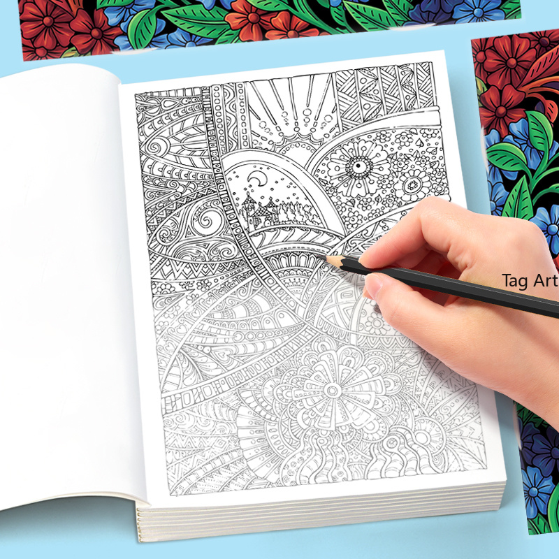 Méditation pour adultes, soula - Adult Coloring Book Stress Relief avis et prix