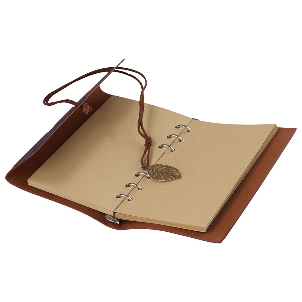 Carnet de voyage vintage en cu - Vintage Leather Journal Notebook avis et prix