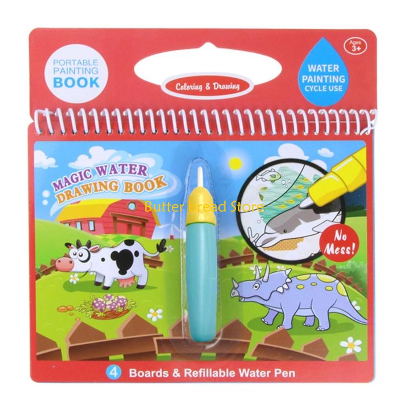 Livre dessin à l'eau magique r - Reusable Water Magic Coloring Book avis et prix
