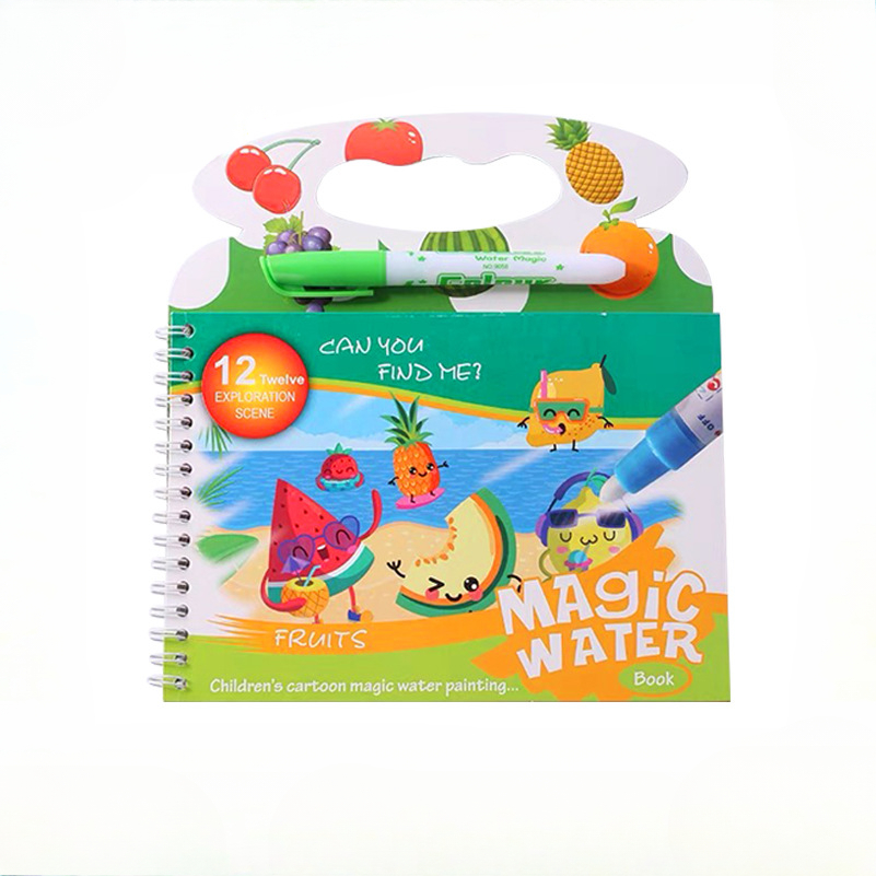 Livre de peinture à l'eau magi - Reusable Water Magic Coloring Book avis et prix