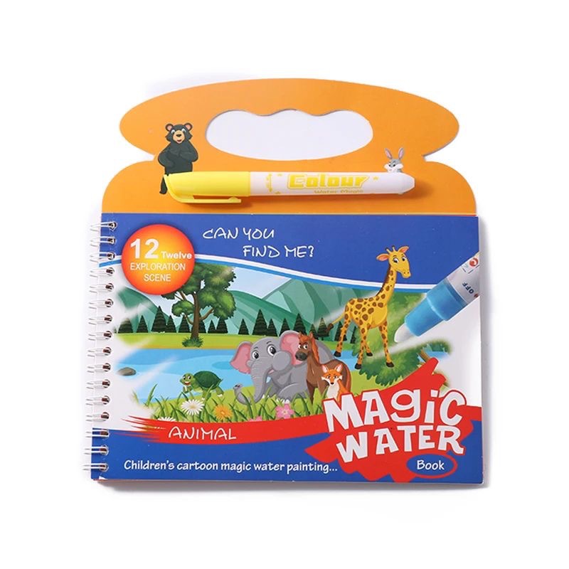 Livre de peinture à l'eau magi - Reusable Water Magic Coloring Book avis et prix