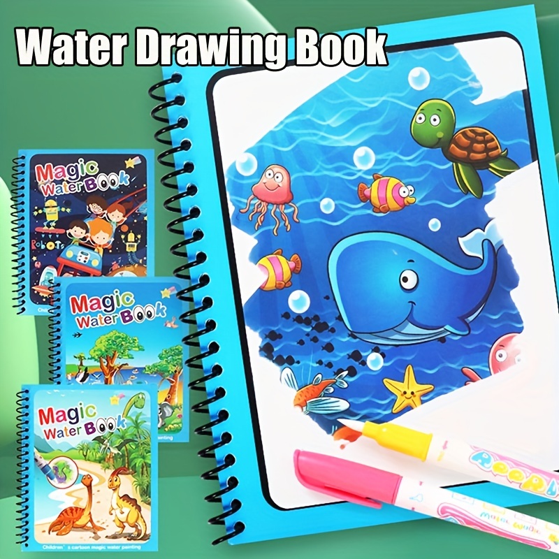 Livre magique de dessin à l'ea - Reusable Water Magic Coloring Book avis et prix