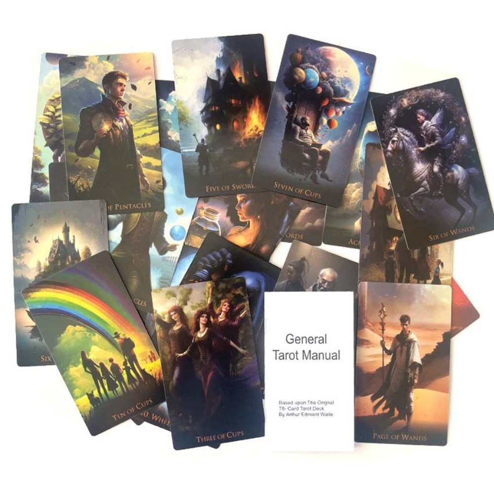 Jeu de 78 cartes de tarot 