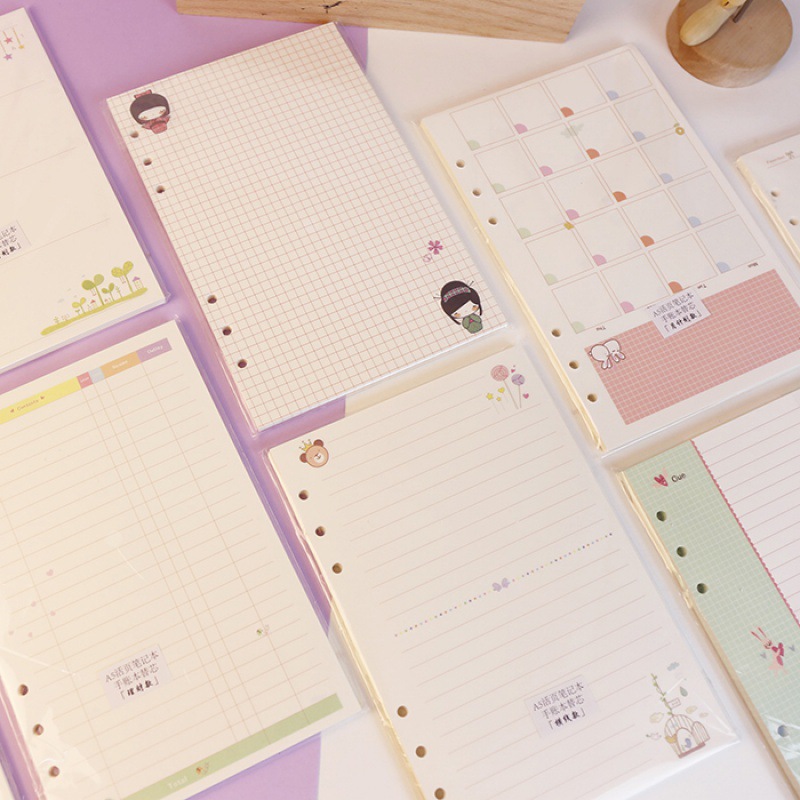 Kawayi A5 A6 recharge de cahie - A5 Spiral Dotted Grid Notebook avis et prix