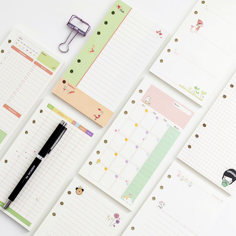Kawayi A5 A6 recharge de cahie - A5 Spiral Dotted Grid Notebook avis et prix