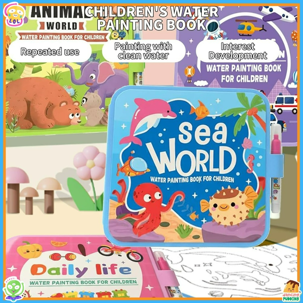 Ensemble de livres de coloriag - Reusable Water Magic Coloring Book avis et prix