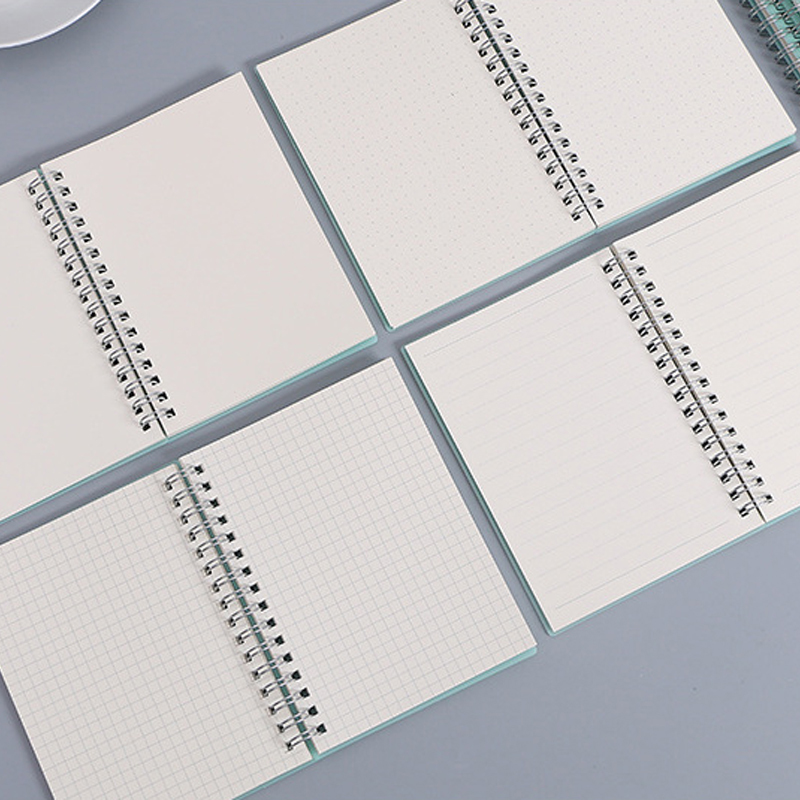 A6 A5 B5 A4 vert spirale livre - A5 Spiral Dotted Grid Notebook avis et prix