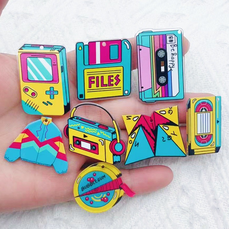 10 pièces de bijoux en acryliq - Music avis et prix