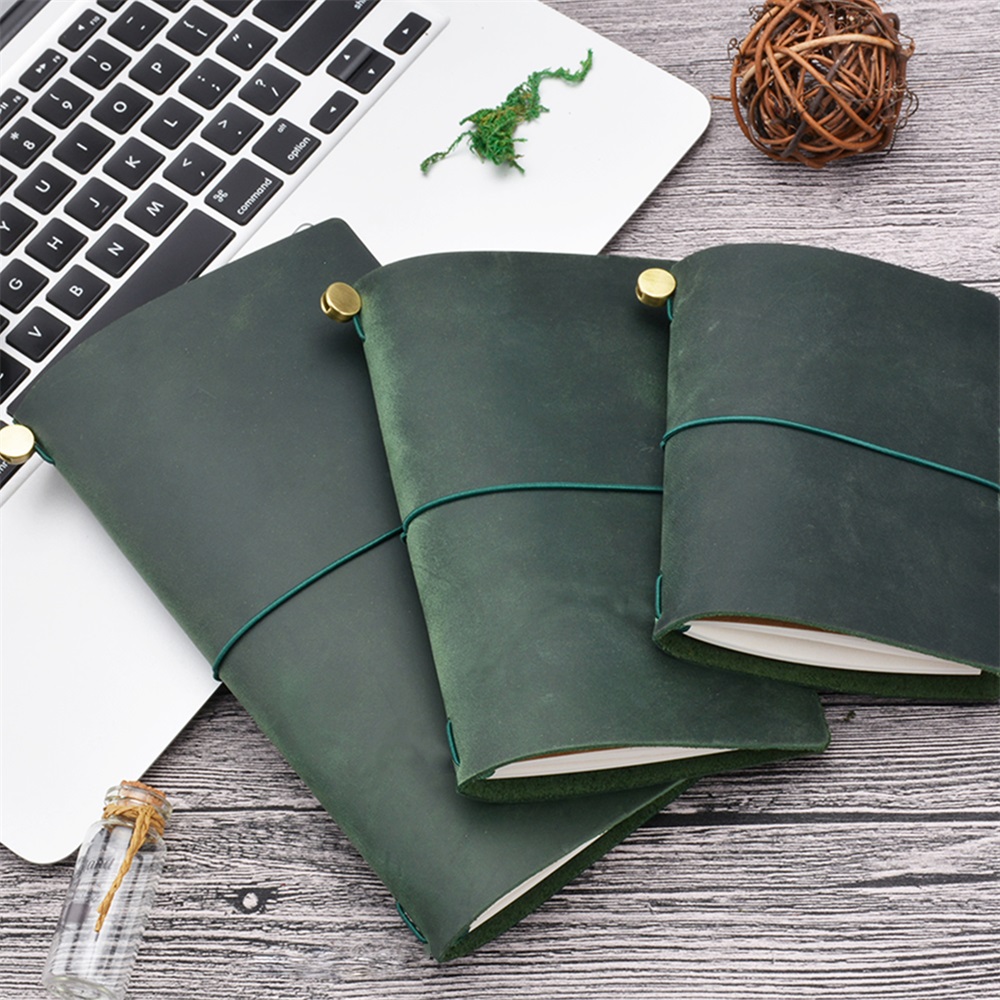 Carnet de voyage en cuir vérit - Vintage Leather Journal Notebook avis et prix