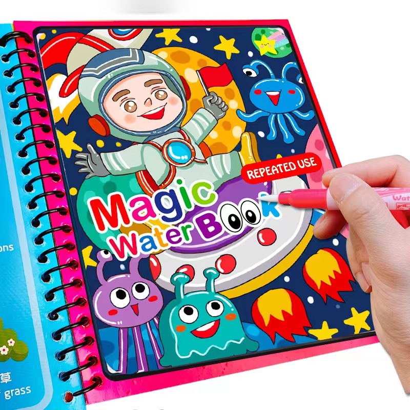 Livre de Coloriage Magique Mon - Reusable Water Magic Coloring Book avis et prix