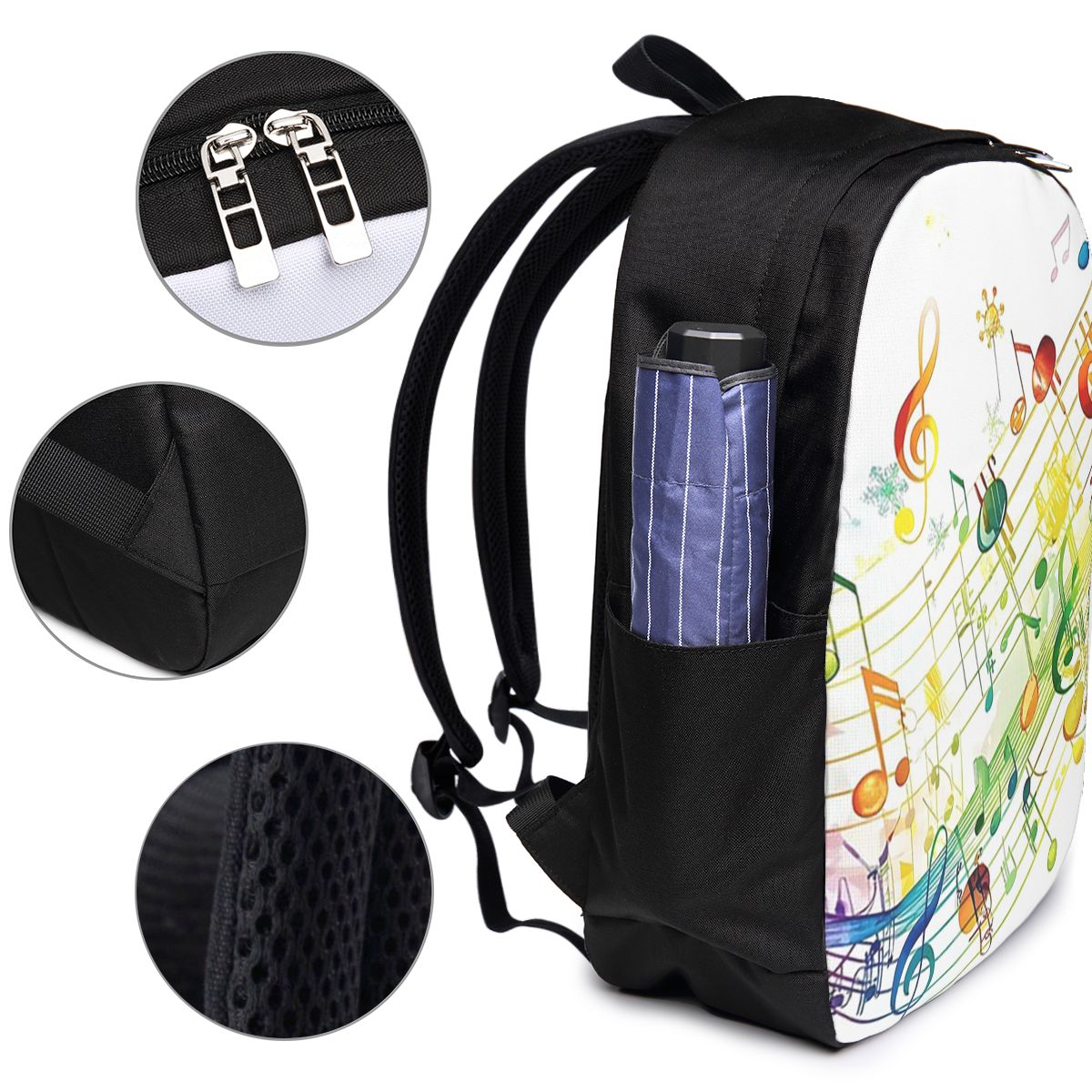 Sac à dos abstrait avec touche - Music avis et prix