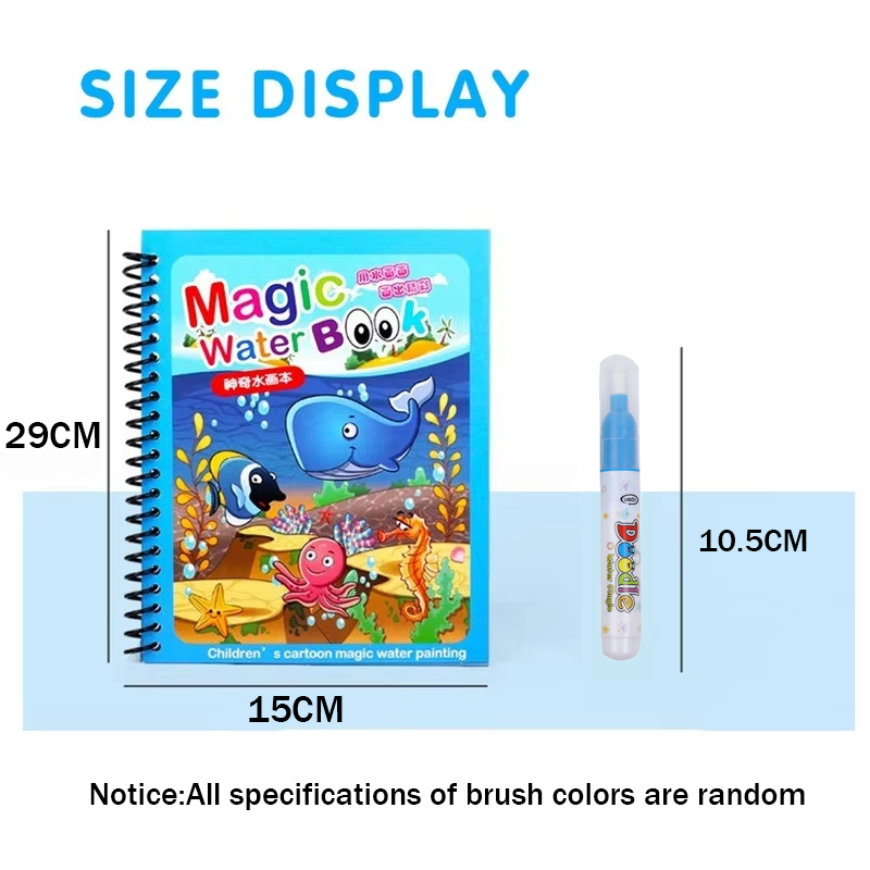 Livre de coloriage réutilisabl - Reusable Water Magic Coloring Book avis et prix