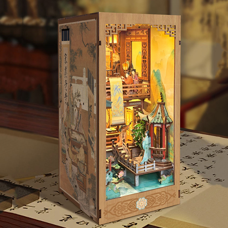Kit d'insertion d'étagère de c - Diy Wooden Book Nook Kit Shelf Insert avis et prix