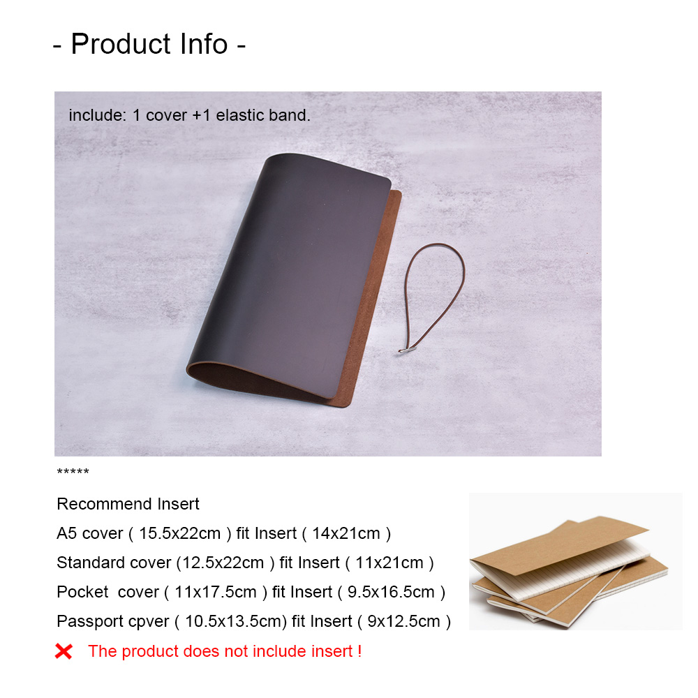 Couverture de carnet de notes  - Vintage Leather Journal Notebook avis et prix