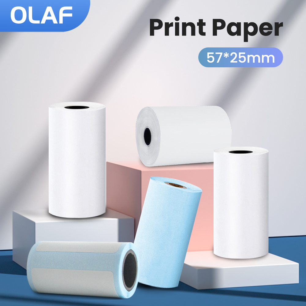 Rouleaux de papier thermique a - Mini Pocket Thermal Printer Paper Roll avis et prix