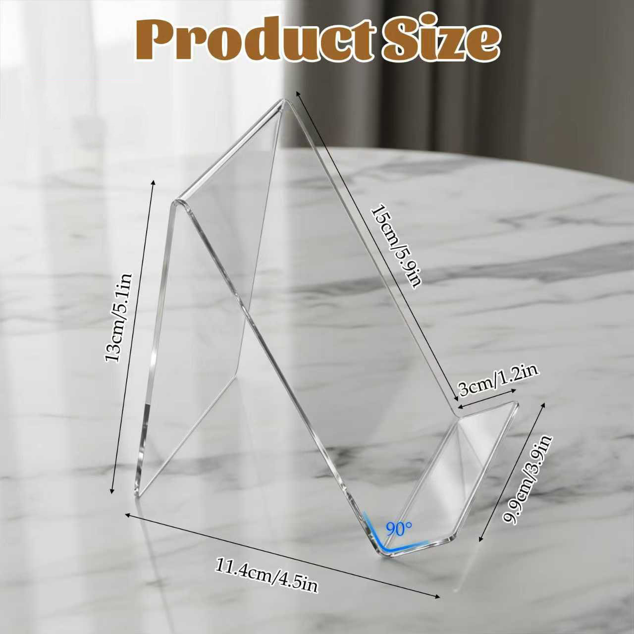 Lot de 12 supports à livres en - Clear Acrylic Book Stand Holder avis et prix