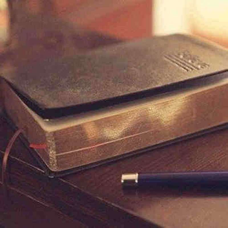 Cahier biblique en cuir optiqu - Vintage Leather Journal Notebook avis et prix
