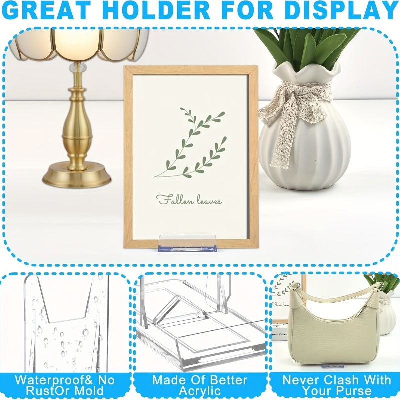 12 supports de présentation en - Clear Acrylic Book Stand Holder avis et prix