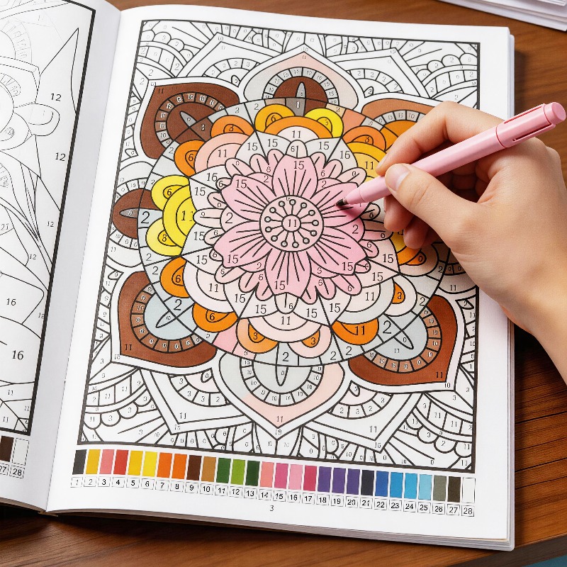 Livre de coloriage pour adulte - Adult Coloring Book Stress Relief avis et prix
