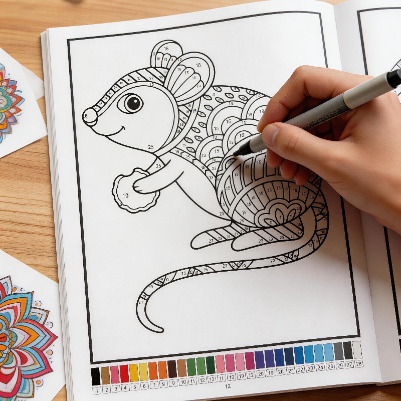Livre de coloriage pour adulte - Adult Coloring Book Stress Relief avis et prix