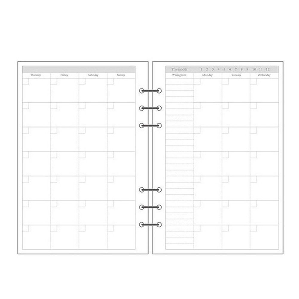 Planificateur Quotidien en Gri - A5 Spiral Dotted Grid Notebook avis et prix