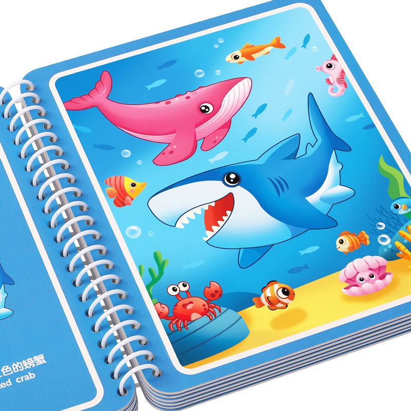 Livre de dessin à l'eau magiqu - Reusable Water Magic Coloring Book avis et prix